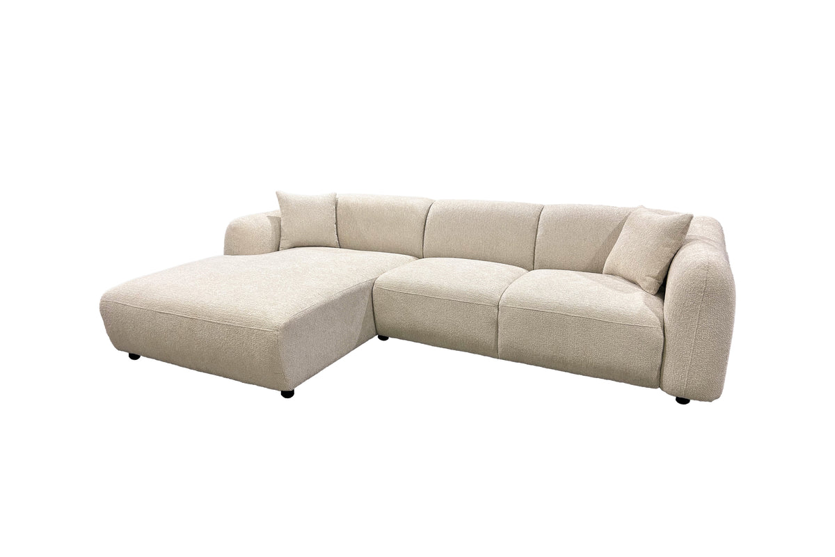 Ecksofa Leia - Beige-Ecksofas-Venture Home-le canapé