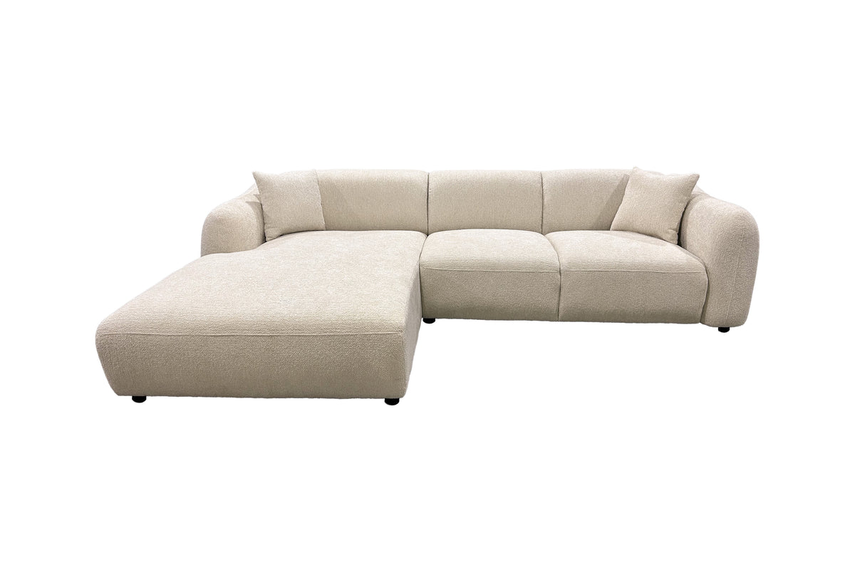 Ecksofa Leia - Beige-Ecksofas-Venture Home-le canapé