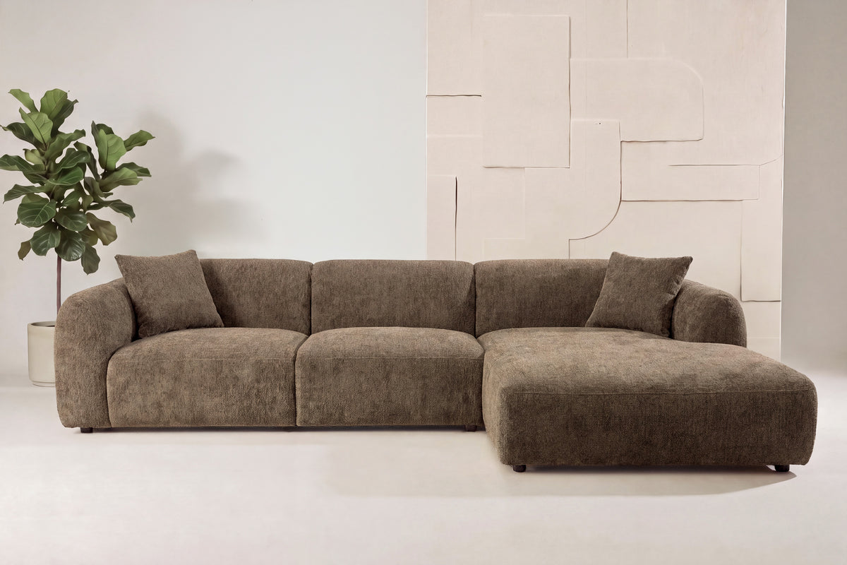 Ecksofa Leia - Braun-Ecksofas-Venture Home-le canapé