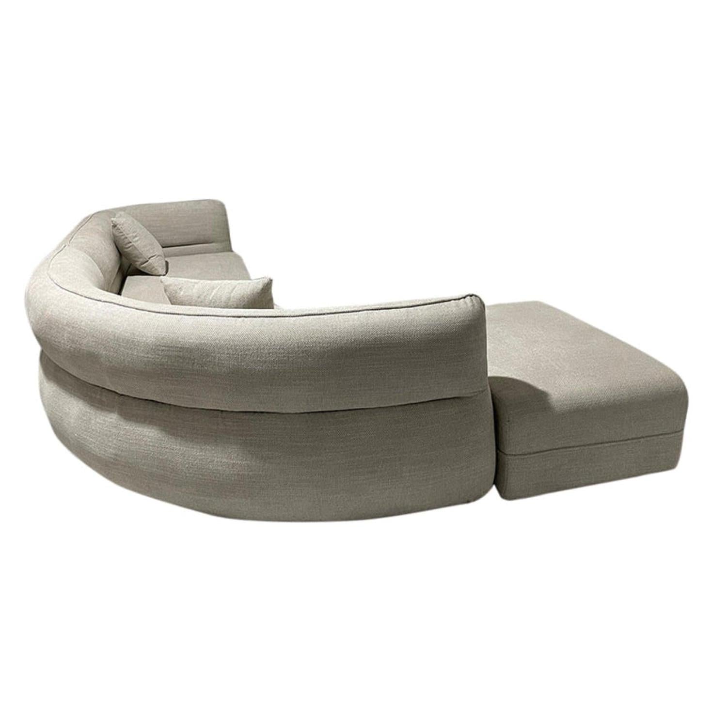 Ecksofa Rom - Longchair links - Beige-Ecksofa-Pole to Pole-le canapé