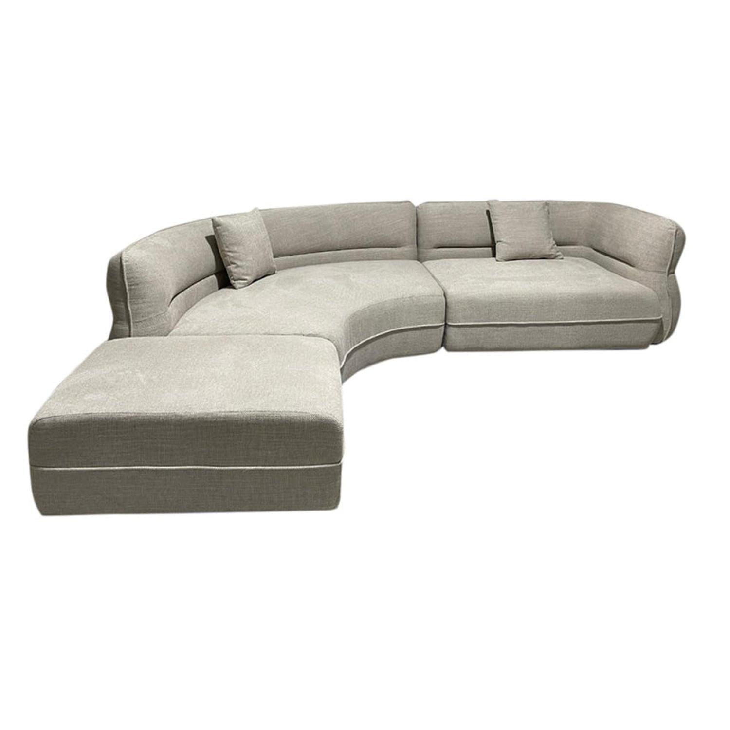 Ecksofa Rom - Longchair links - Beige-Ecksofas-Pole to Pole-le canapé