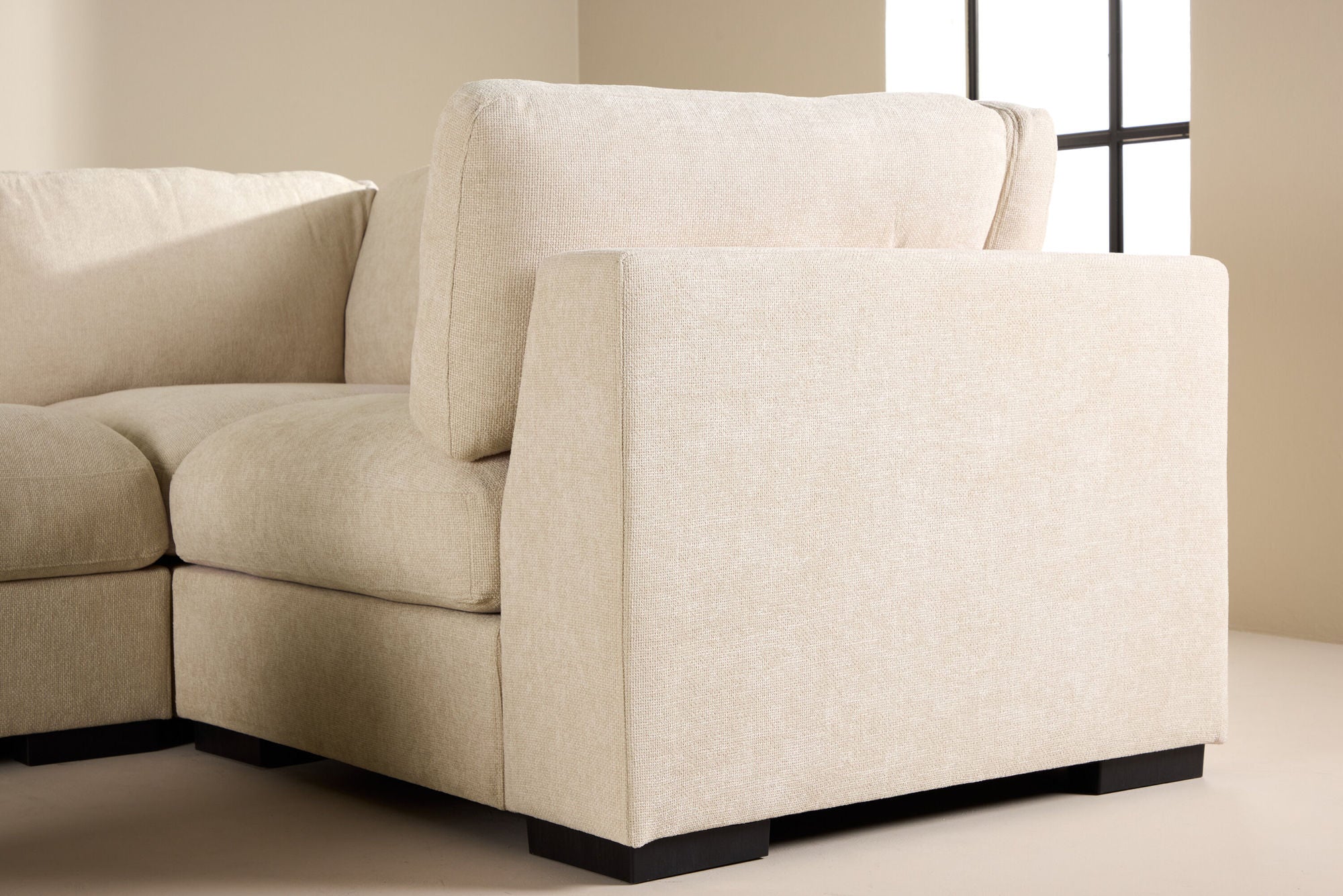 Ecksofa Salerno - Beige-Ecksofas-Venture Home-le canapé