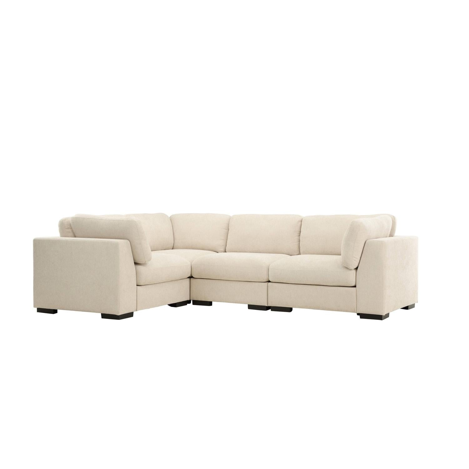 Ecksofa Salerno - Beige-Ecksofas-Venture Home-le canapé