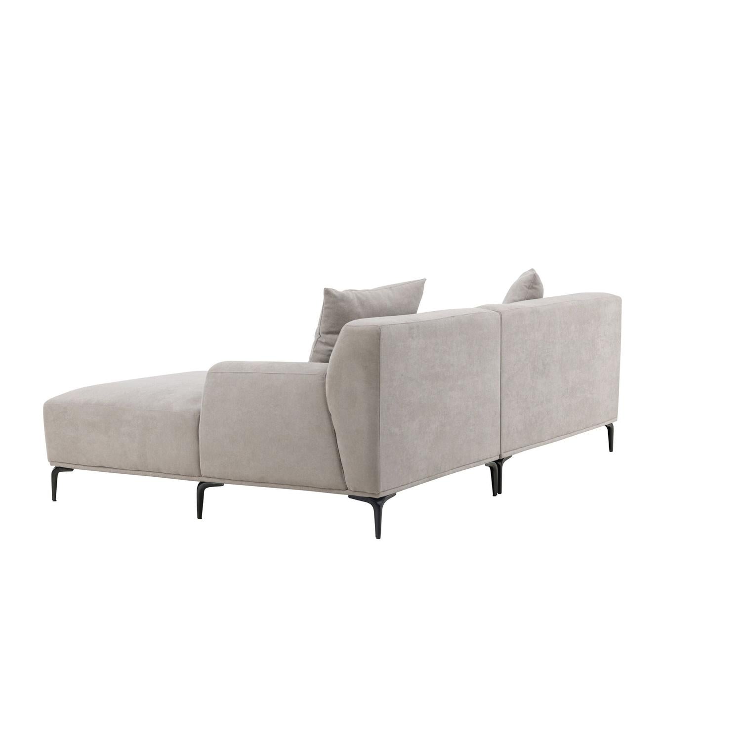 Ecksofa Viskan 242cm - Grau-Ecksofas-Venture Home-le canapé