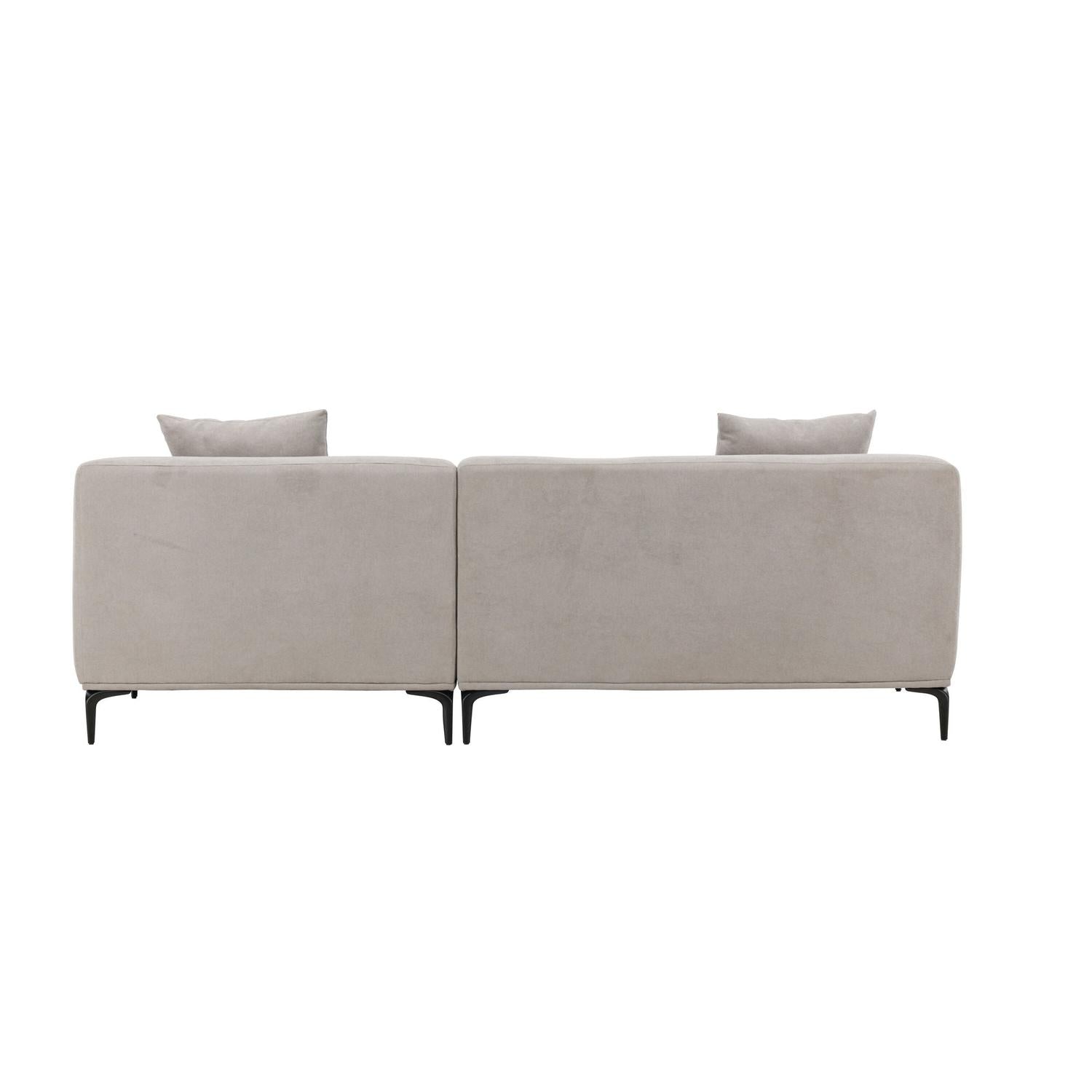 Ecksofa Viskan 242cm - Grau-Ecksofas-Venture Home-le canapé