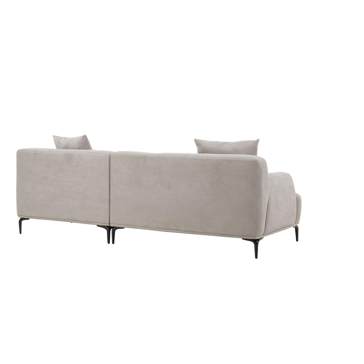 Ecksofa Viskan 242cm - Grau-Ecksofas-Venture Home-le canapé