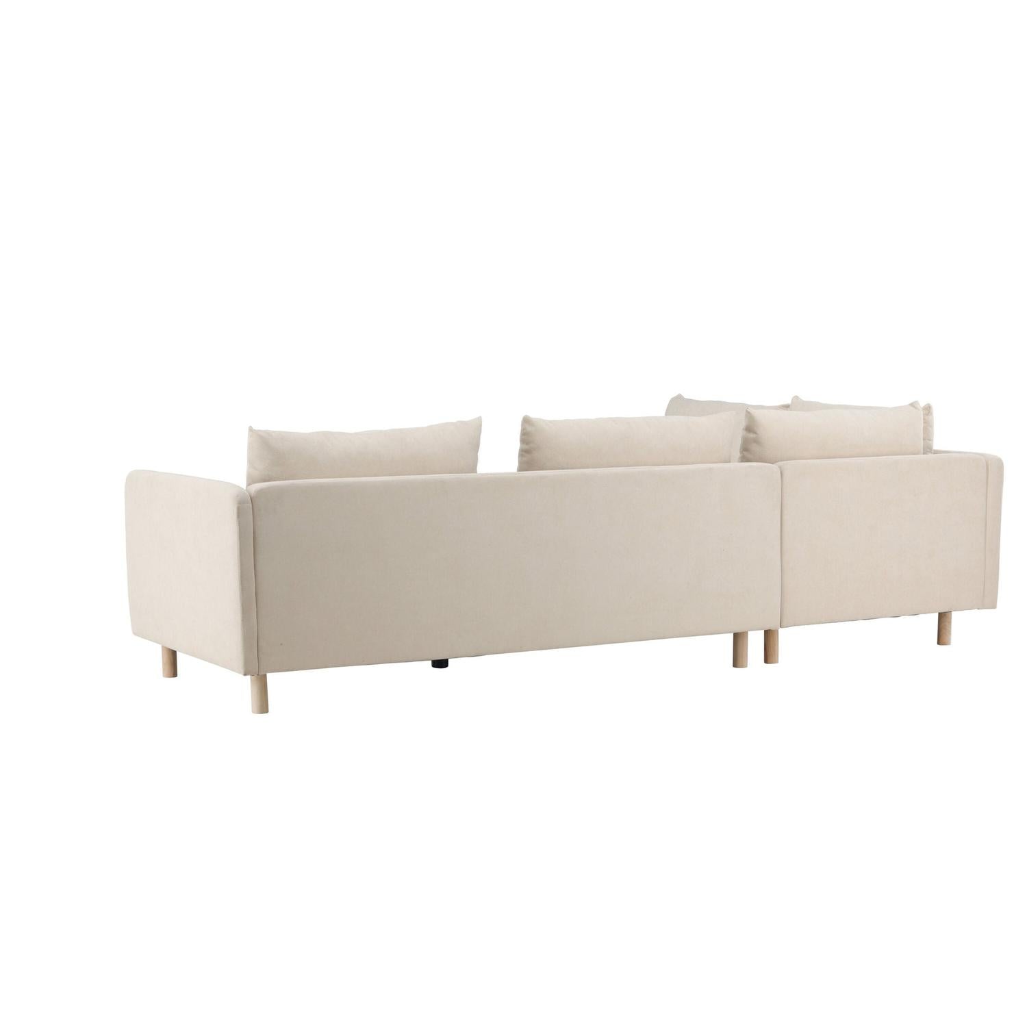 Ecksofa Zero - Beige-Ecksofas-Venture Home-le canapé