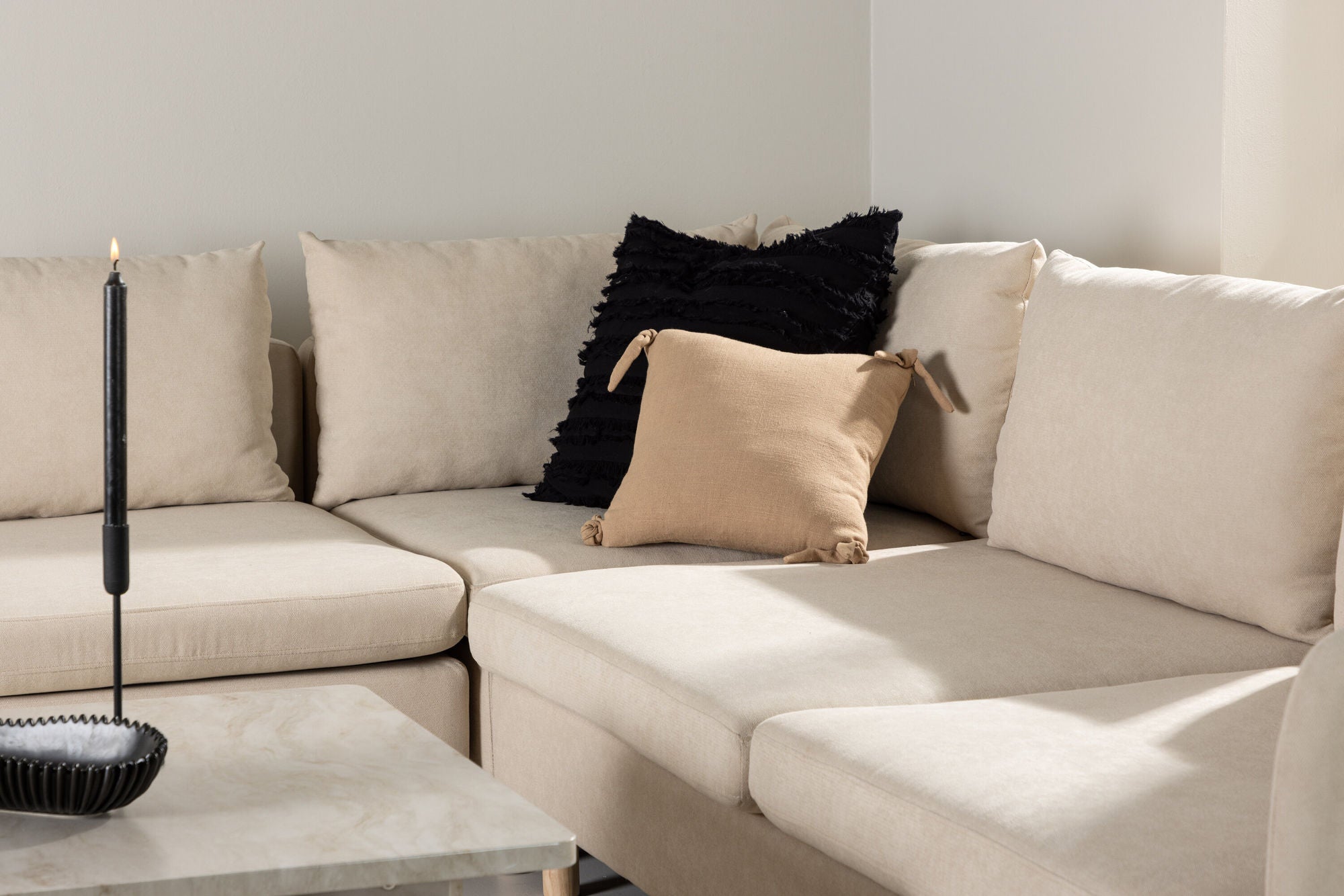 Ecksofa Zero - Beige-Ecksofas-Venture Home-le canapé