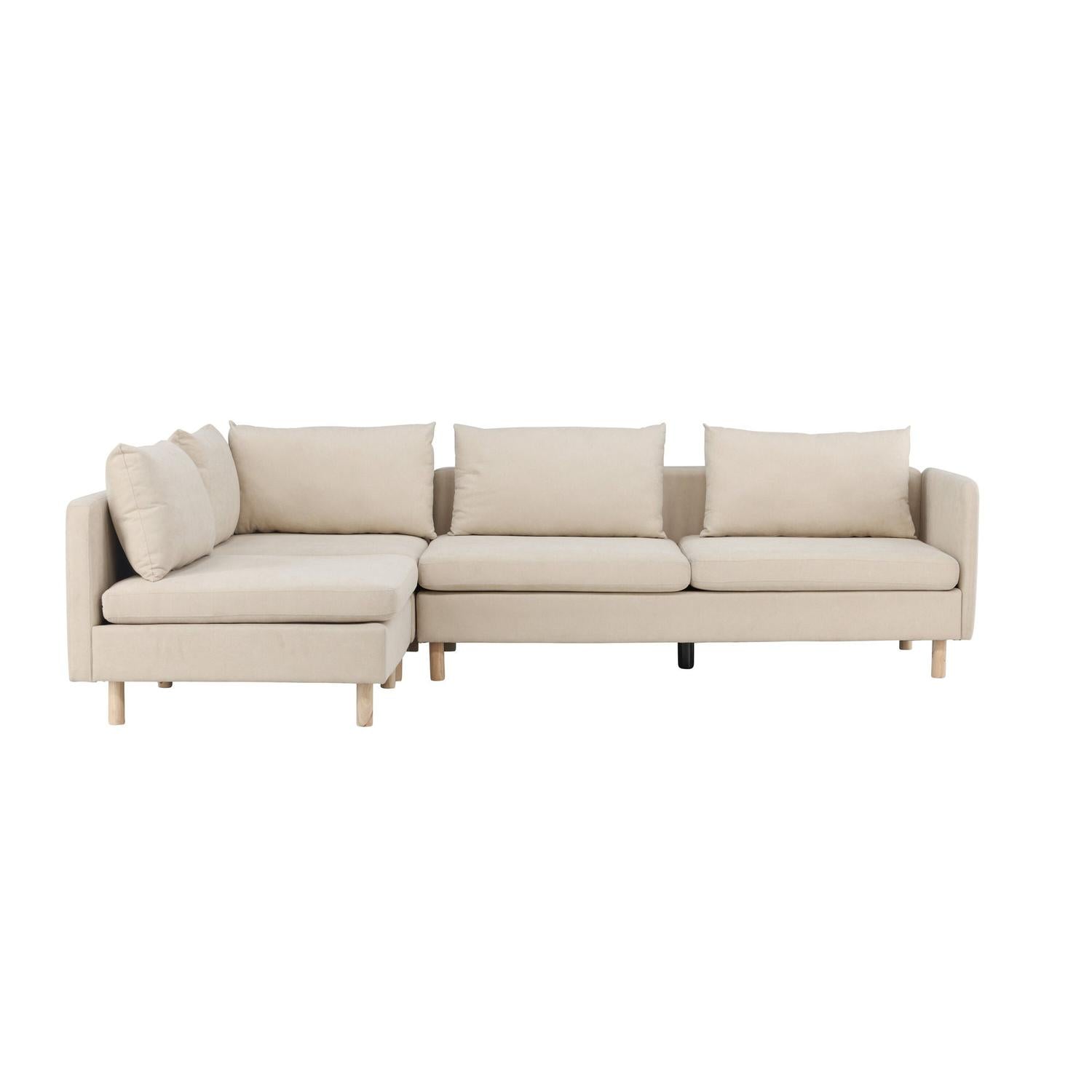 Ecksofa Zero - Beige-Ecksofas-Venture Home-le canapé