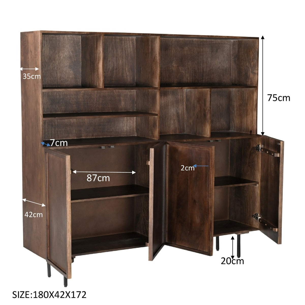 Elan braun 180 cm-Livingfurn-le canapé