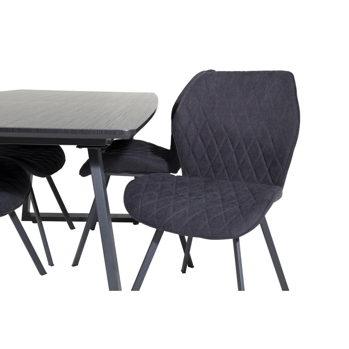 Essgruppe Esstisch 160*85cm Inca mit Stühlen Gemma-Essgruppen-Venture Home-le canapé