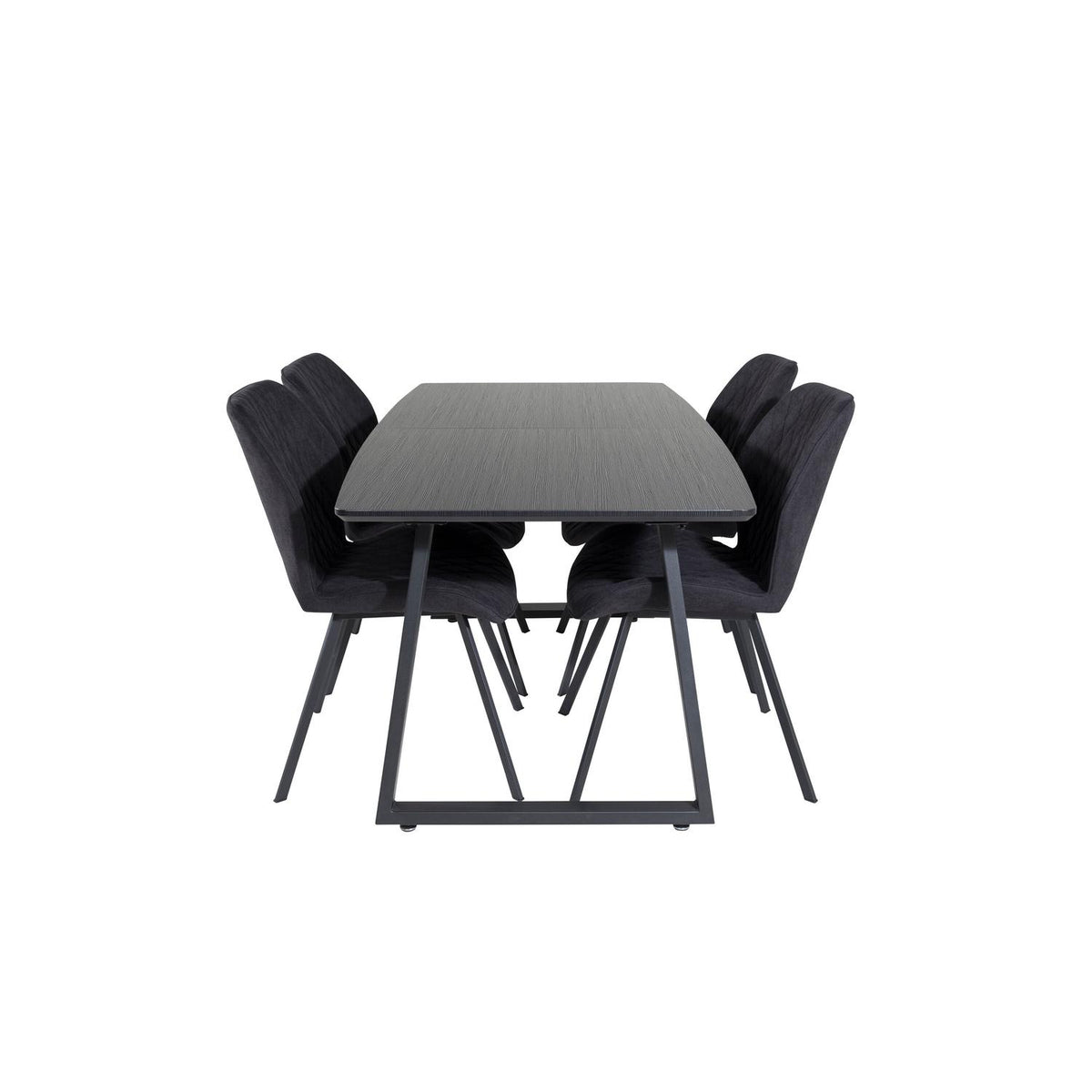 Essgruppe Esstisch 160*85cm Inca mit Stühlen Gemma-Essgruppen-Venture Home-le canapé