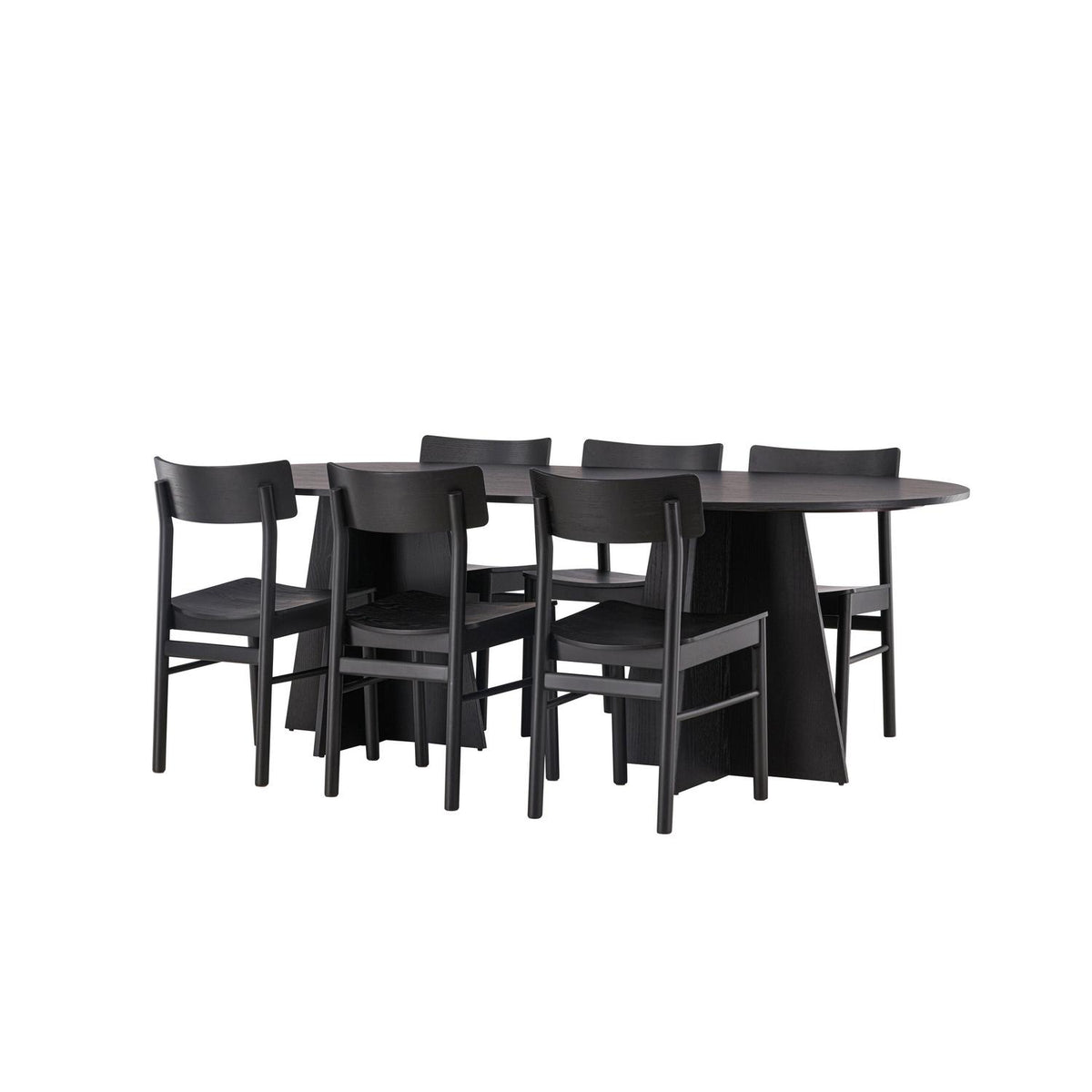 Essgruppe Esstisch Bootcut 230*115cm mit Stühlen Montros-Essgruppen-Venture Home-le canapé