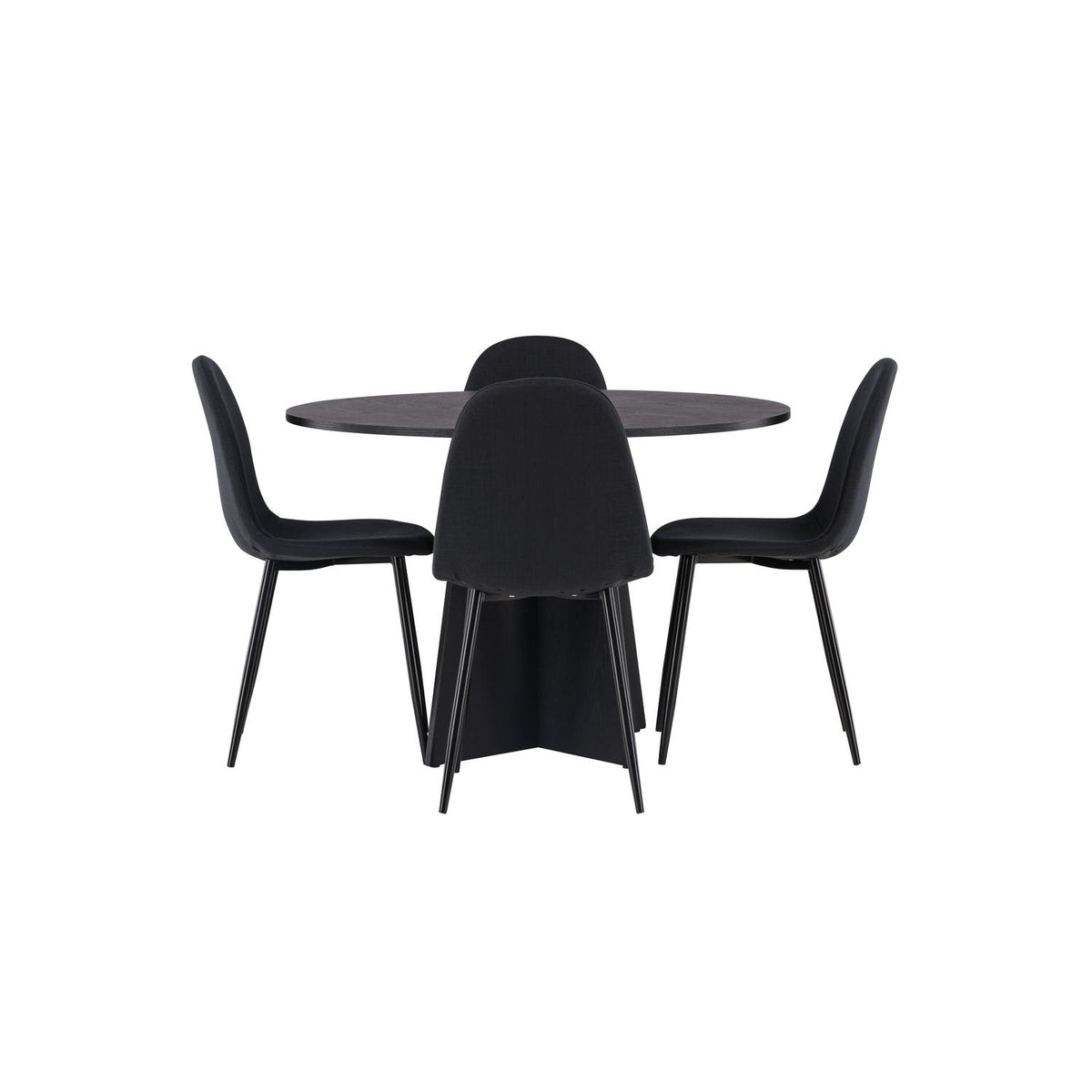 Essgruppe Esstisch Bootcut Ø110cm mit Stühlen Polar-Essgruppen-Venture Home-le canapé