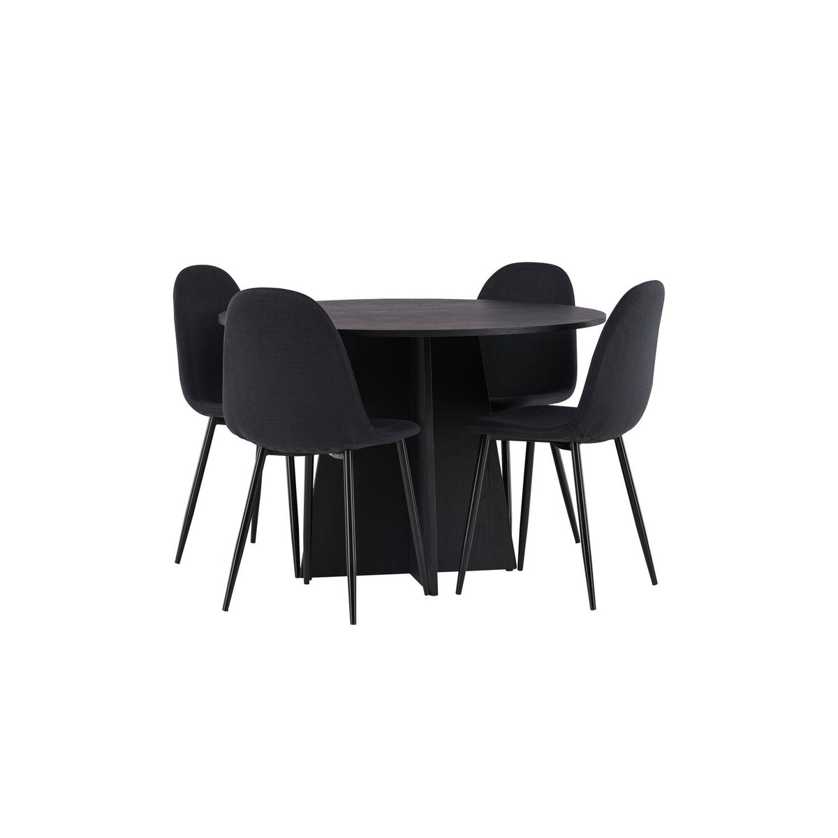 Essgruppe Esstisch Bootcut Ø110cm mit Stühlen Polar-Essgruppen-Venture Home-le canapé