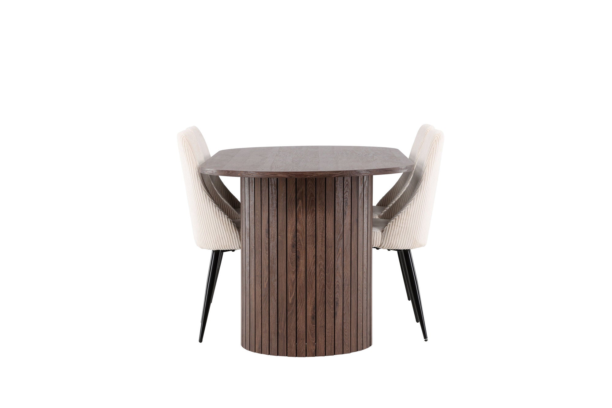 Essgruppe Esstisch Härön 200*90cm mit Stühlen Leone aus KordEssgruppe Oval