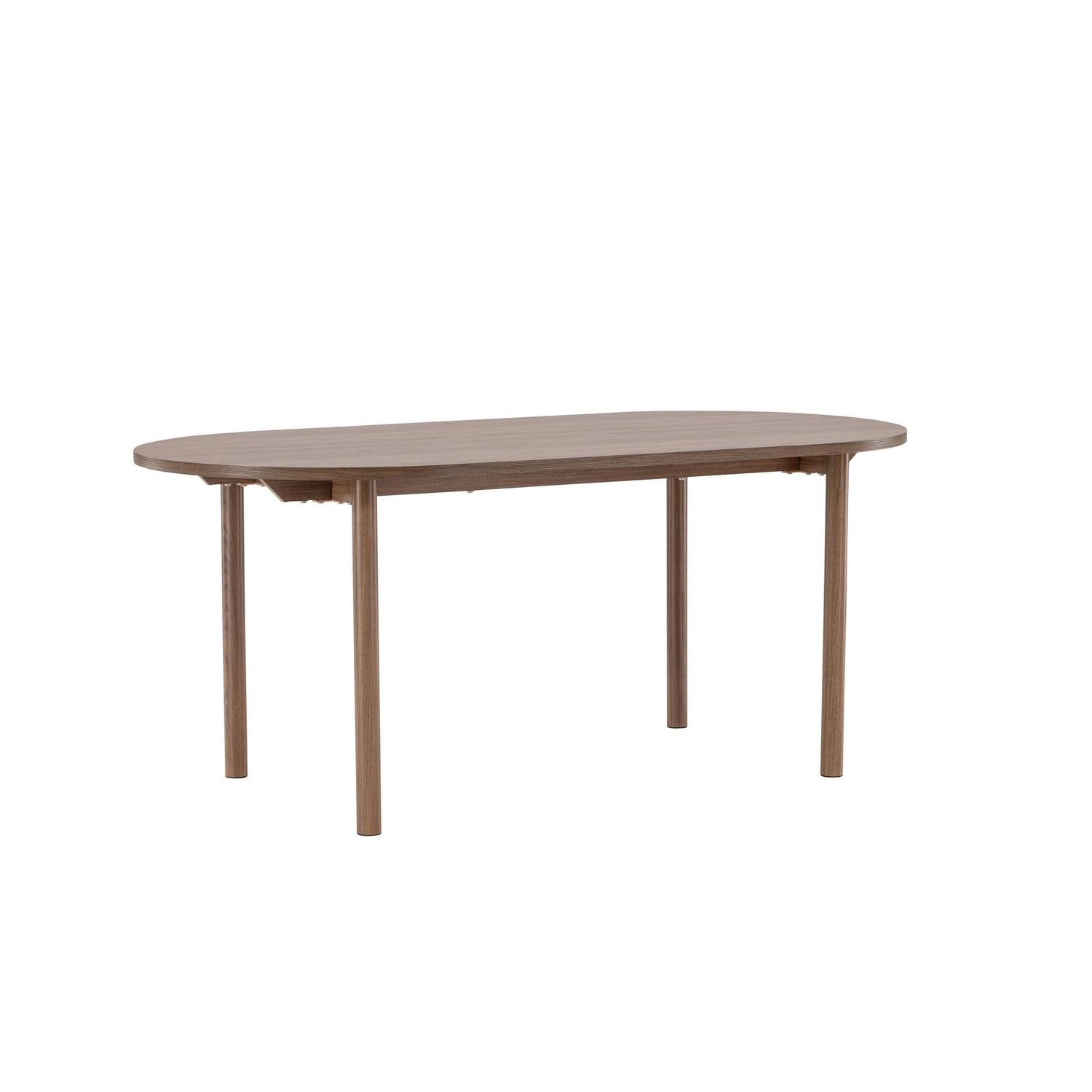 Esstisch Andy Oval 180*90cm - Dunkelbraun-Esstisch Oval-Venture Home-le canapé