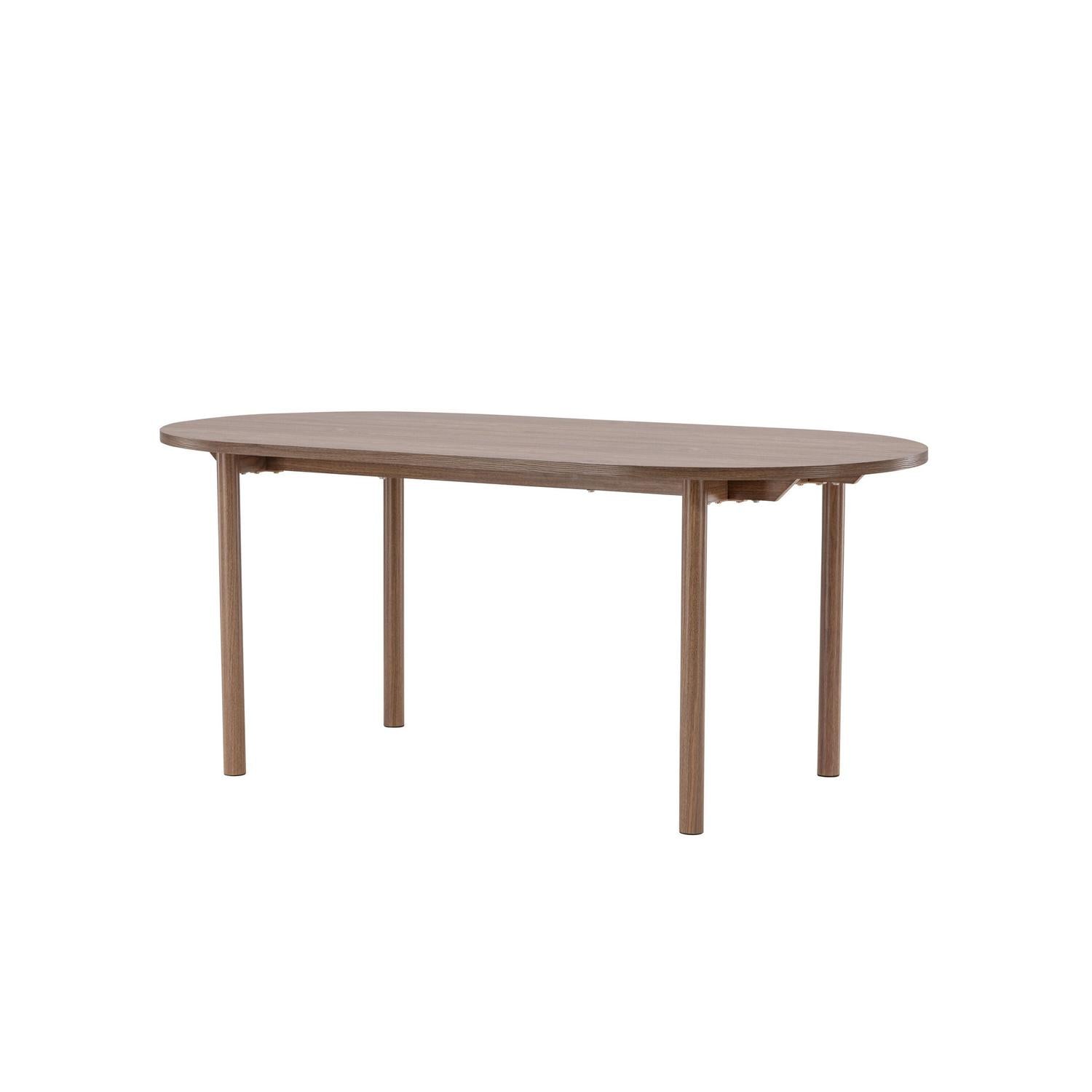 Esstisch Andy Oval 180*90cm - Dunkelbraun-Esstisch Oval-Venture Home-le canapé