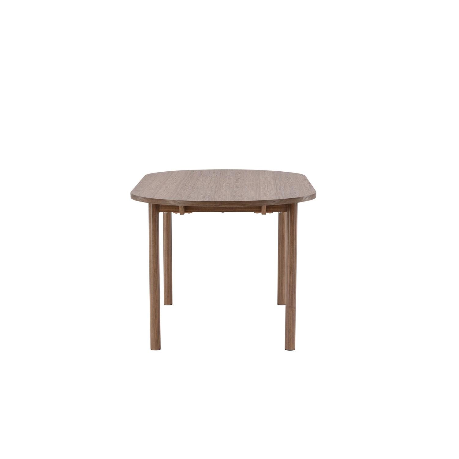 Esstisch Andy Oval 180*90cm - Dunkelbraun-Esstisch Oval-Venture Home-le canapé