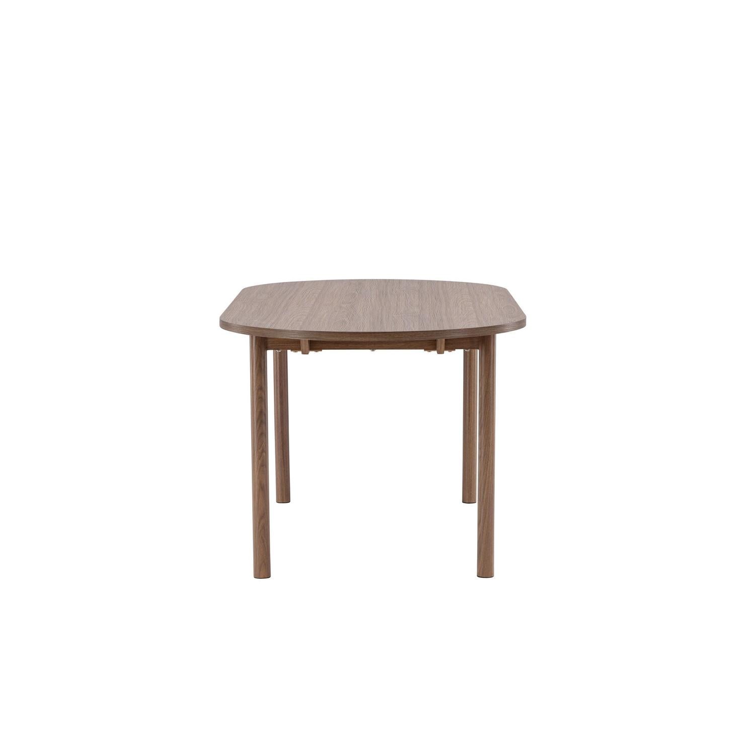 Esstisch Andy Oval 180*90cm - Dunkelbraun-Esstisch Oval-Venture Home-le canapé