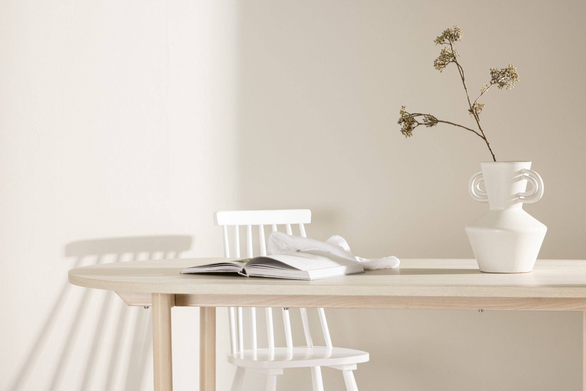 Esstisch Andy Oval 180*90cm - Hellbraun-Esstische Oval-Venture Home-le canapé