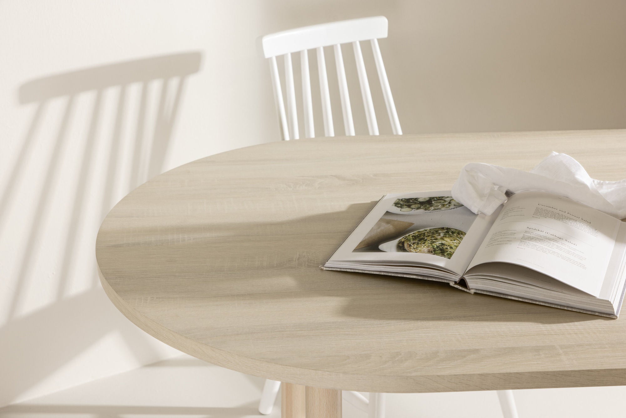 Esstisch Andy Oval 180*90cm - Hellbraun-Esstische Oval-Venture Home-le canapé