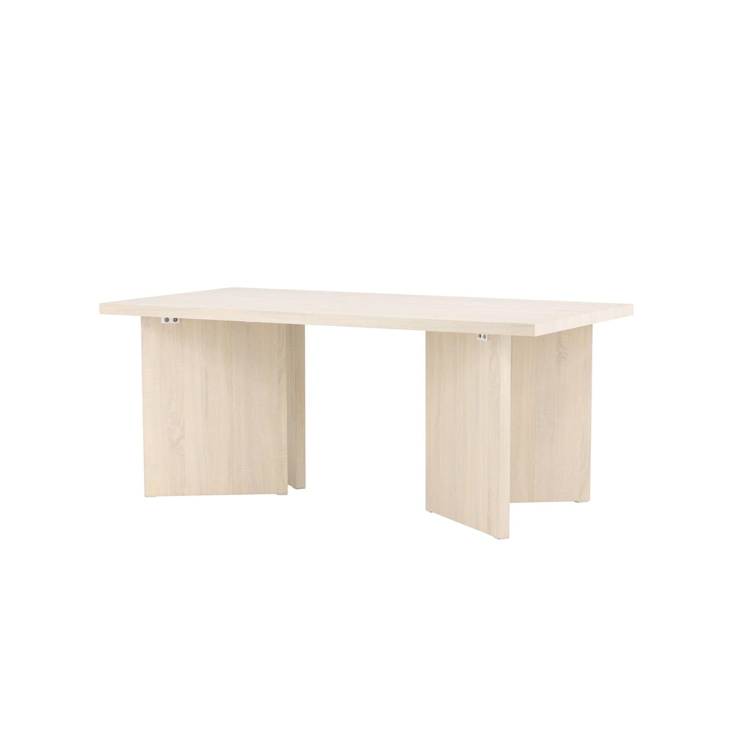 Esstisch Bassholmen 180x90cm - Cremeweiß-Esstische Rechteckig-Vind-le canapé