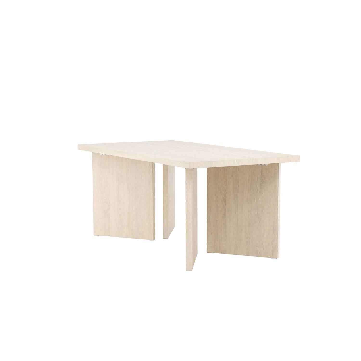 Esstisch Bassholmen 180x90cm - Cremeweiß-Esstische Rechteckig-Vind-le canapé