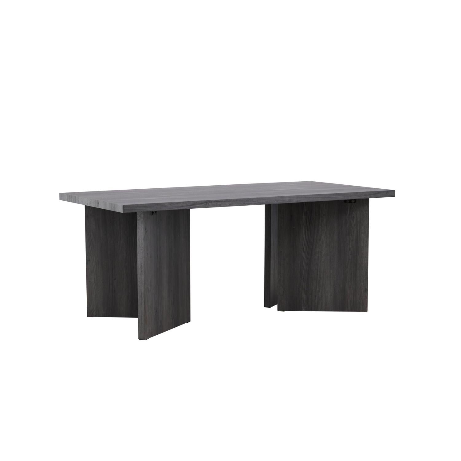 Esstisch Bassholmen 180x90cm - Schwarz-Esstisch Rechteckig-Vind-le canapé