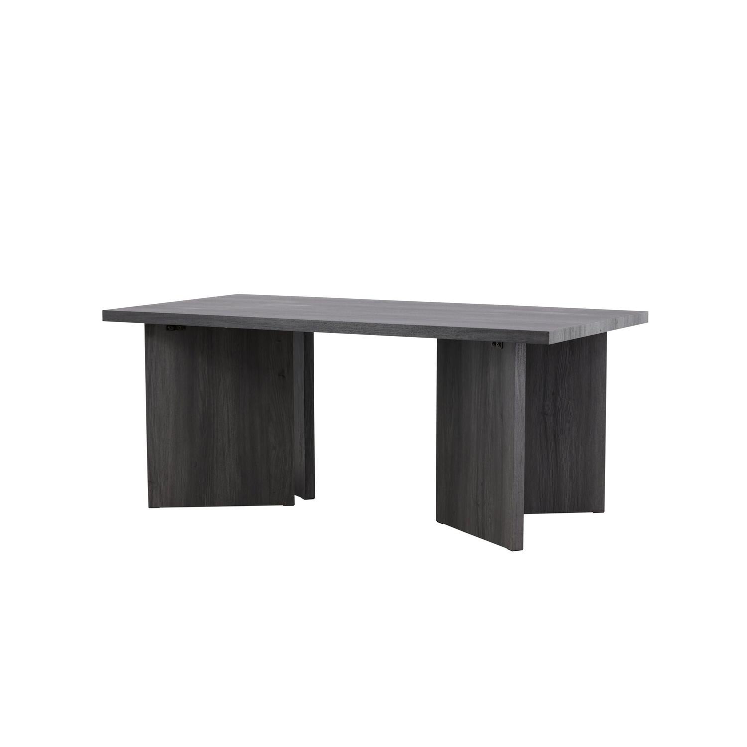 Esstisch Bassholmen 180x90cm - Schwarz-Esstische Rechteckig-Vind-le canapé