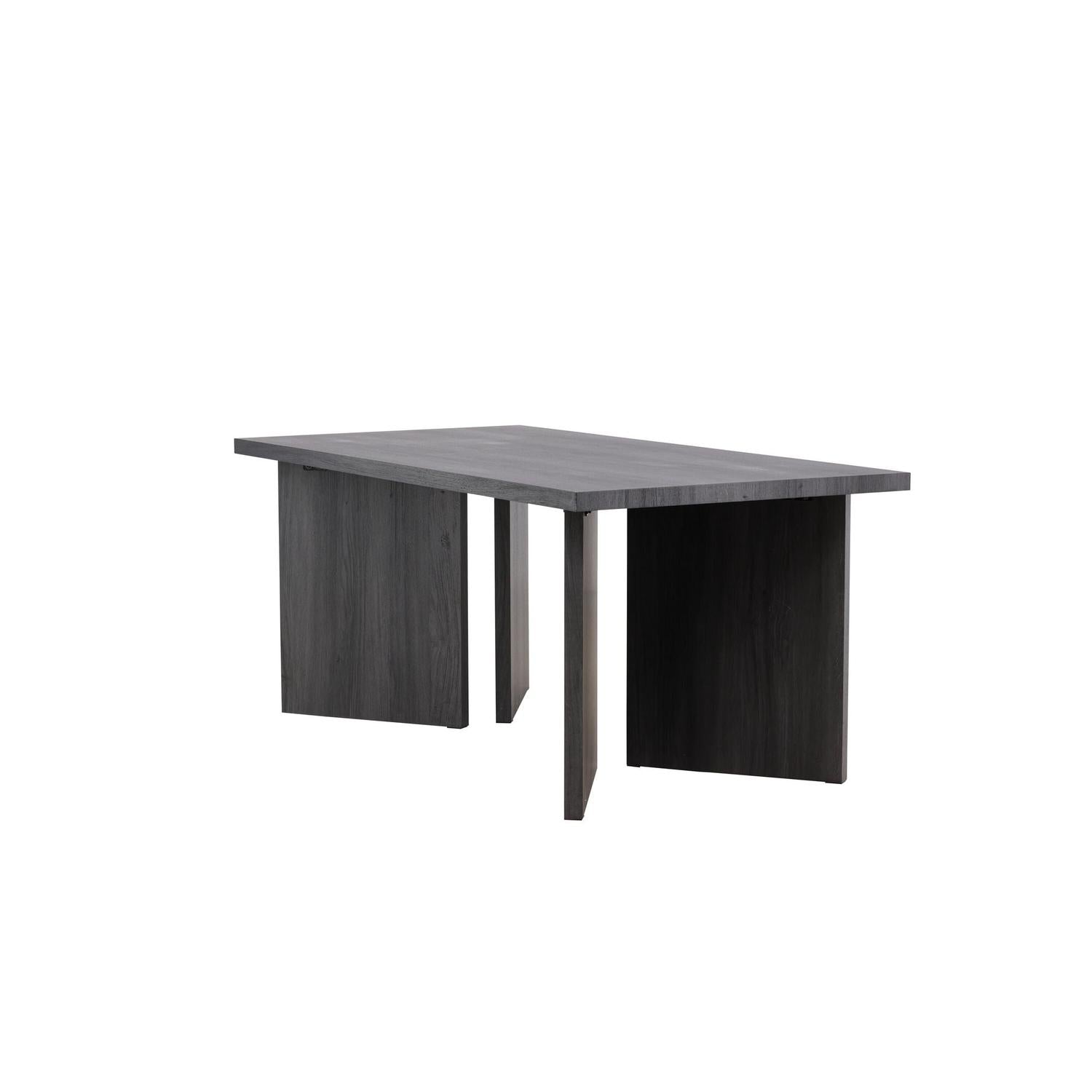 Esstisch Bassholmen 180x90cm - Schwarz-Esstische Rechteckig-Vind-le canapé