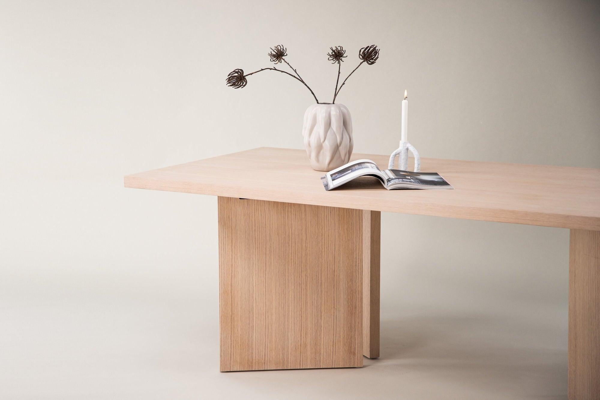 Esstisch Bassholmen 240*100cm - Cremeweiß-Esstisch Rechteckig-Vind-le canapé