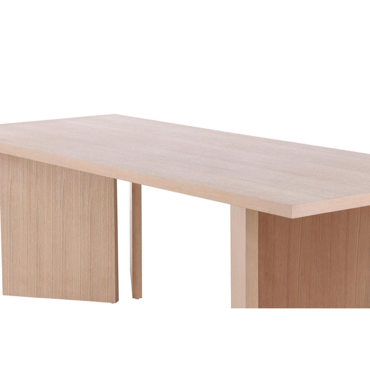 Esstisch Bassholmen 240*100cm - Cremeweiß-Esstische Rechteckig-Vind-le canapé