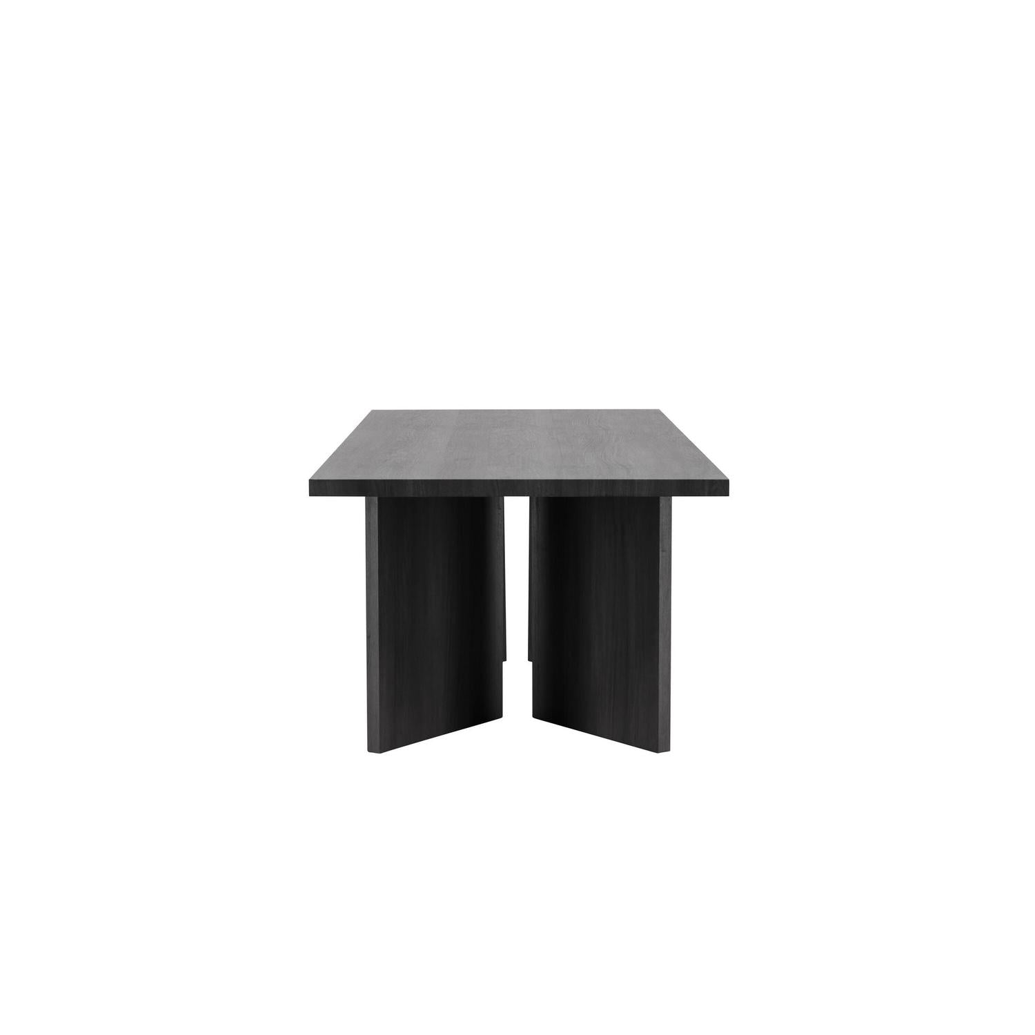 Esstisch Bassholmen 240*100cm - Schwarz-Esstisch Rechteckig-Vind-le canapé