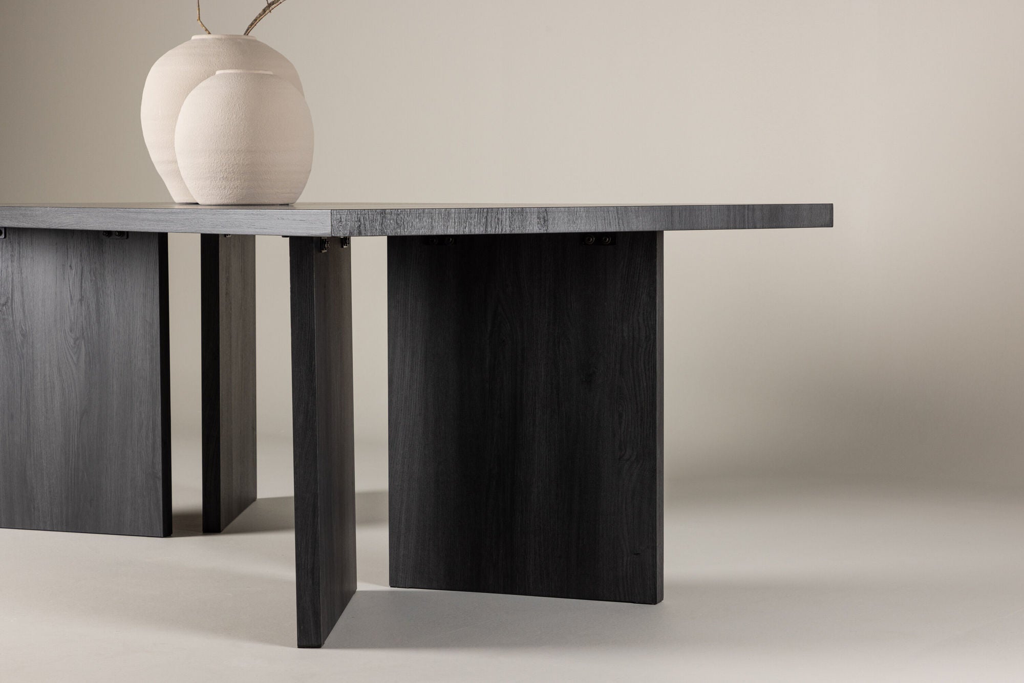 Esstisch Bassholmen 240*100cm - Schwarz-Esstische Rechteckig-Vind-le canapé