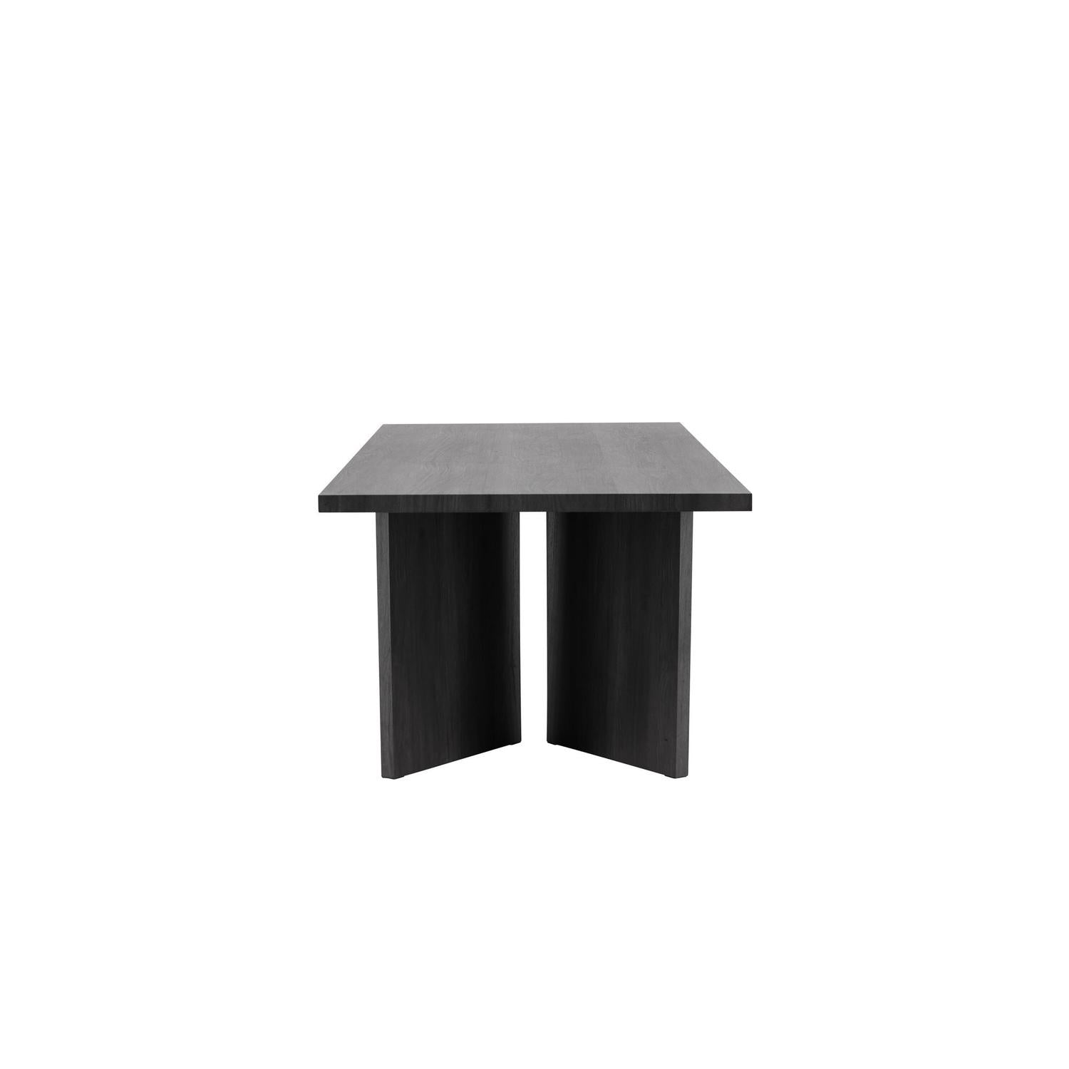 Esstisch Bassholmen 240*100cm - Schwarz-Esstische Rechteckig-Vind-le canapé