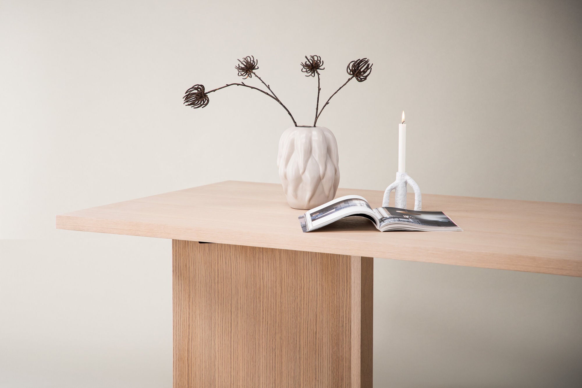Esstisch Bassholmen 240cm - Whitewash7340206970312Esstisch Rechteckig