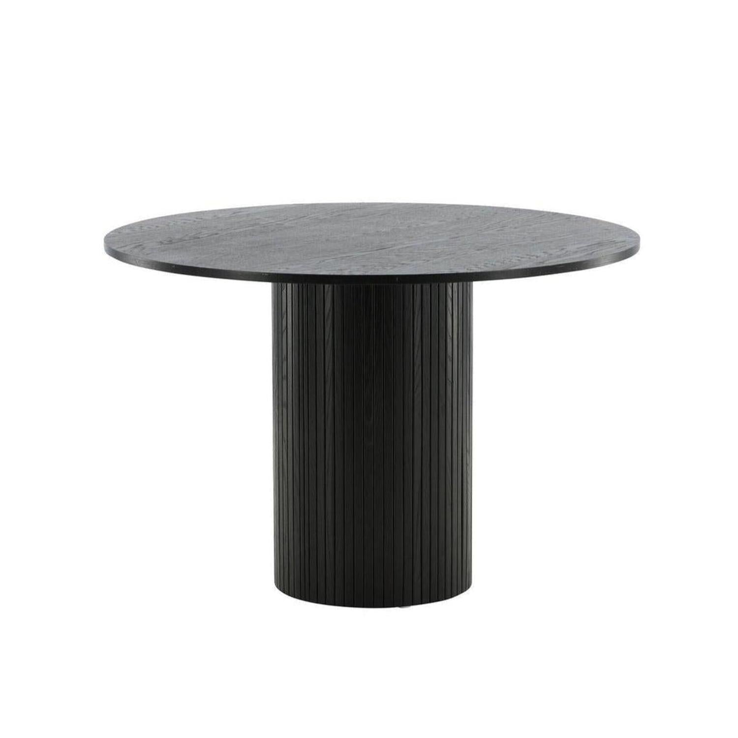 Esstisch Bianca ø110cm - Schwarz-Esstisch Rund-Venture Home-le canapé