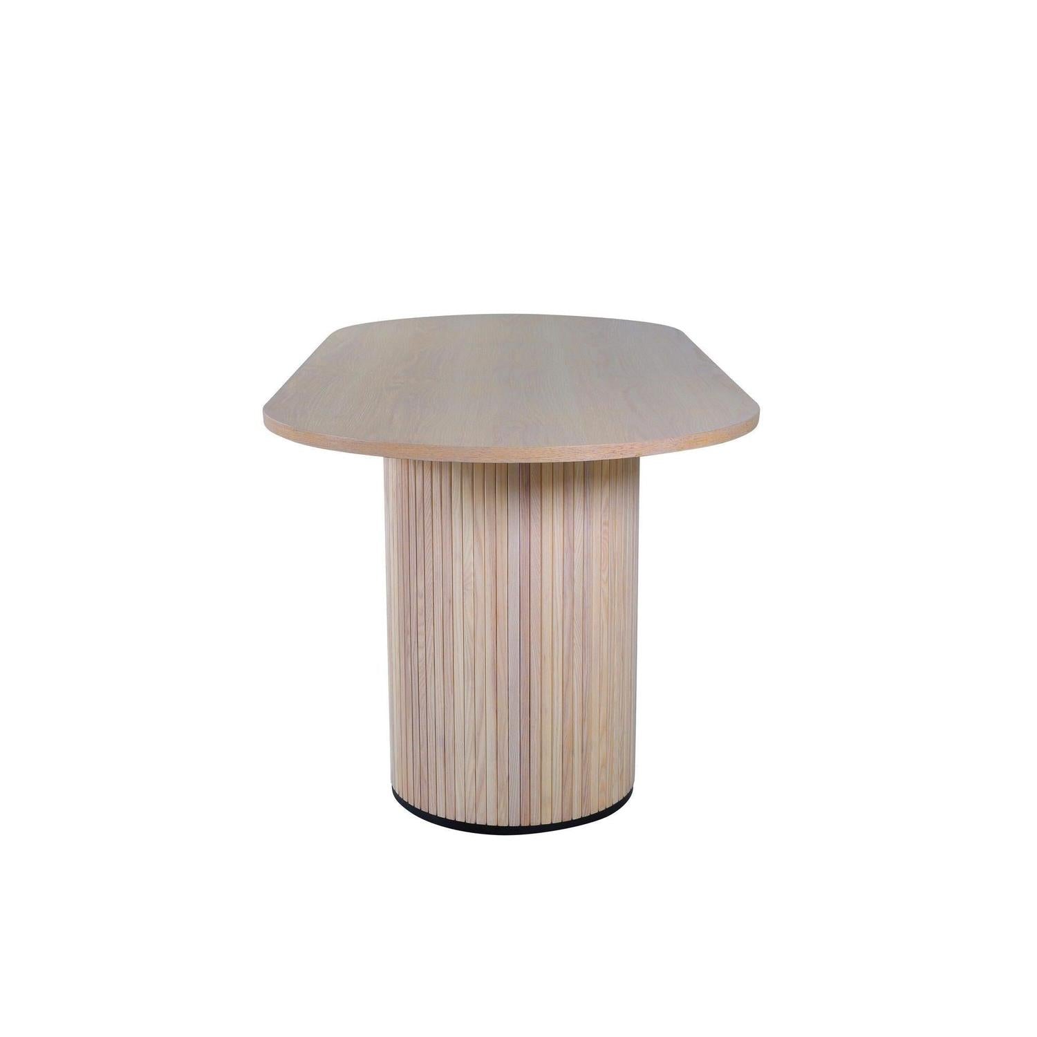 Esstisch Bianca Oval 200*90cm - Cremeweiß-Esstische Oval-Venture Home-le canapé