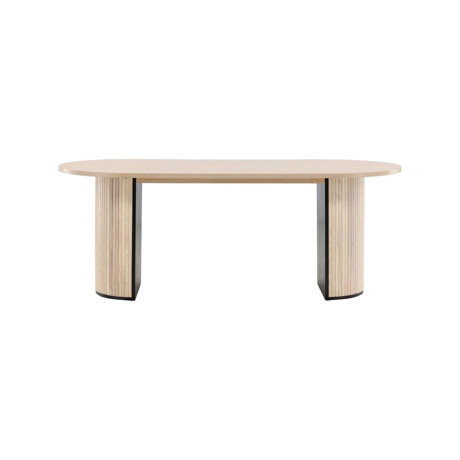 Esstisch Bianca Oval 200*90cm - KalkweißEsstisch Oval