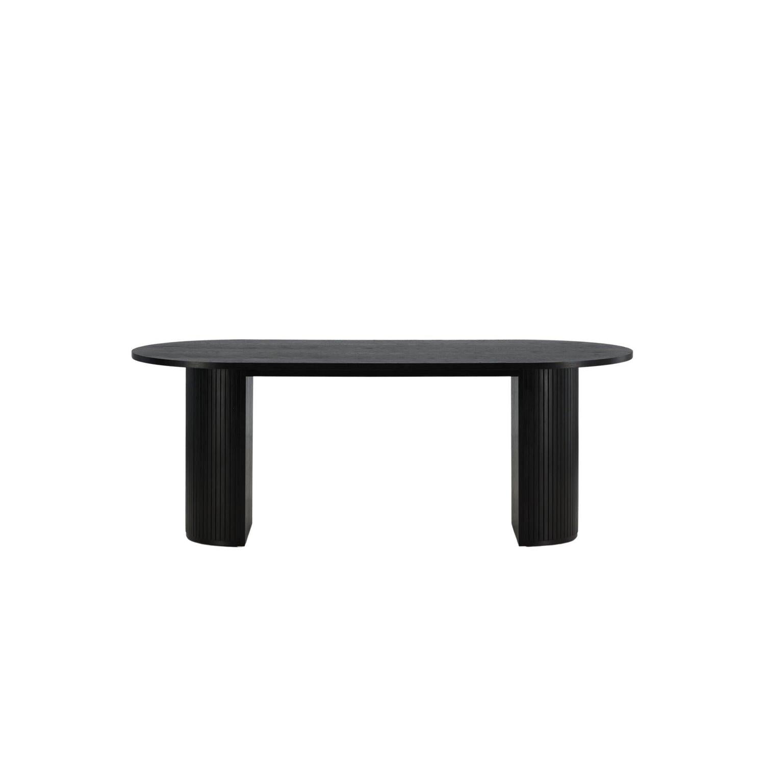 Esstisch Bianca Oval 200*90cm - SchwarzEsstisch Oval