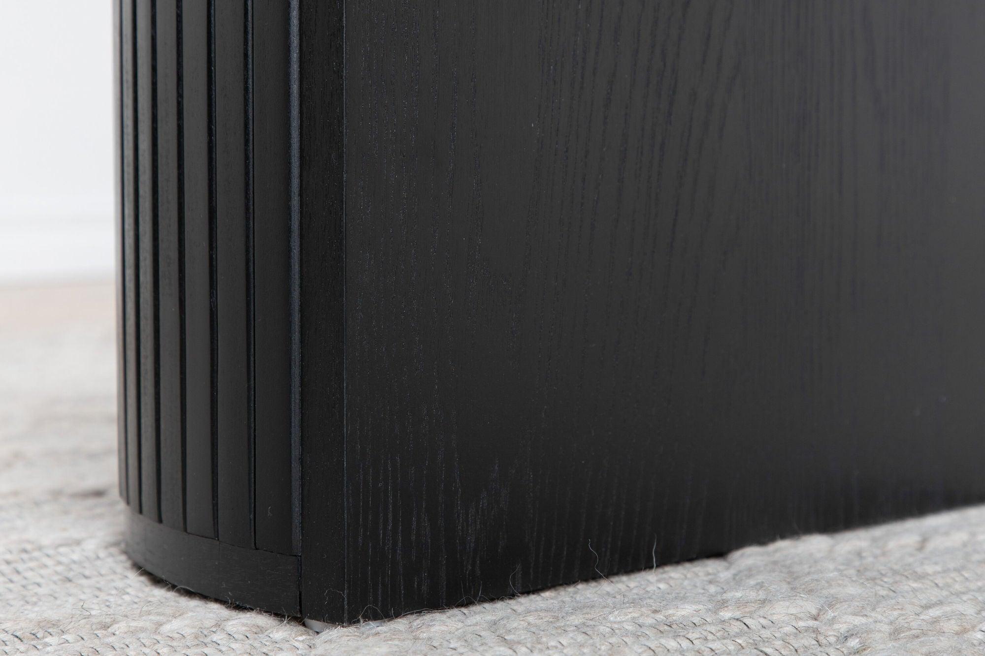 Esstisch Bianca Oval 200*90cm - Schwarz-Esstische Oval-Venture Home-le canapé