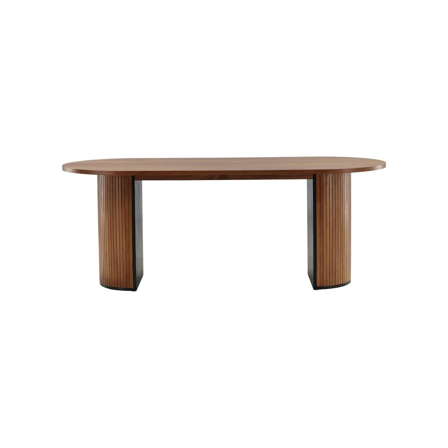 Esstisch Bianca Oval 200*90cm - Walnuss-Esstische Oval-Venture Home-le canapé