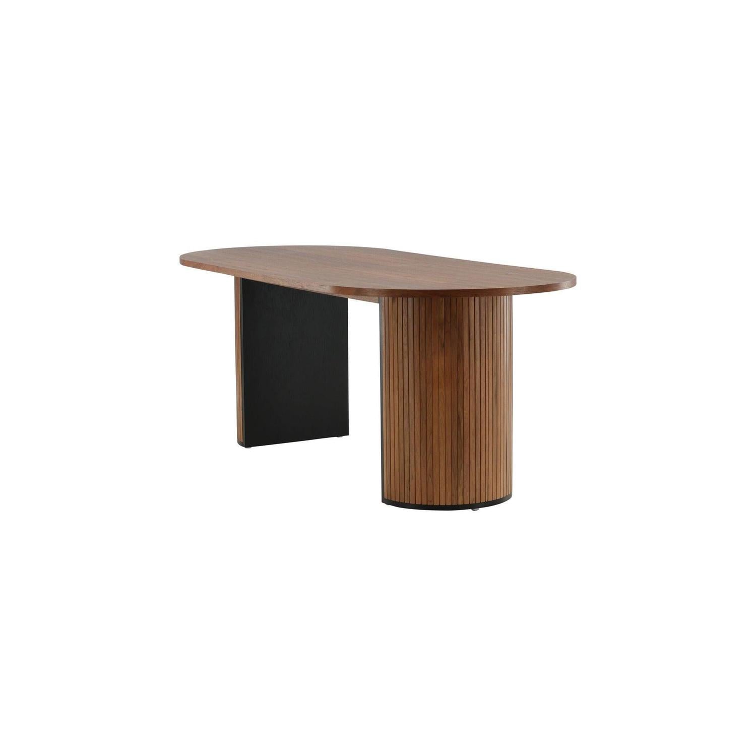 Esstisch Bianca Oval 200*90cm - Walnuss-Esstische Oval-Venture Home-le canapé