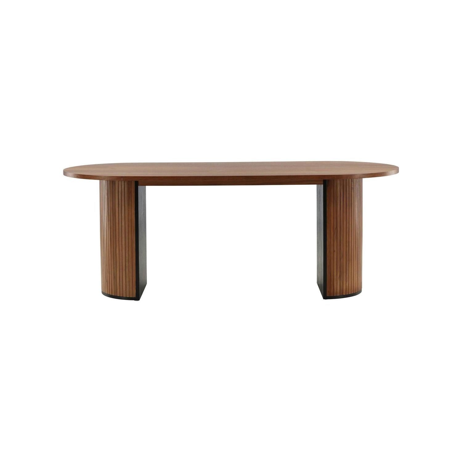 Esstisch Bianca Oval 200*90cm - Walnuss-Esstische Oval-Venture Home-le canapé