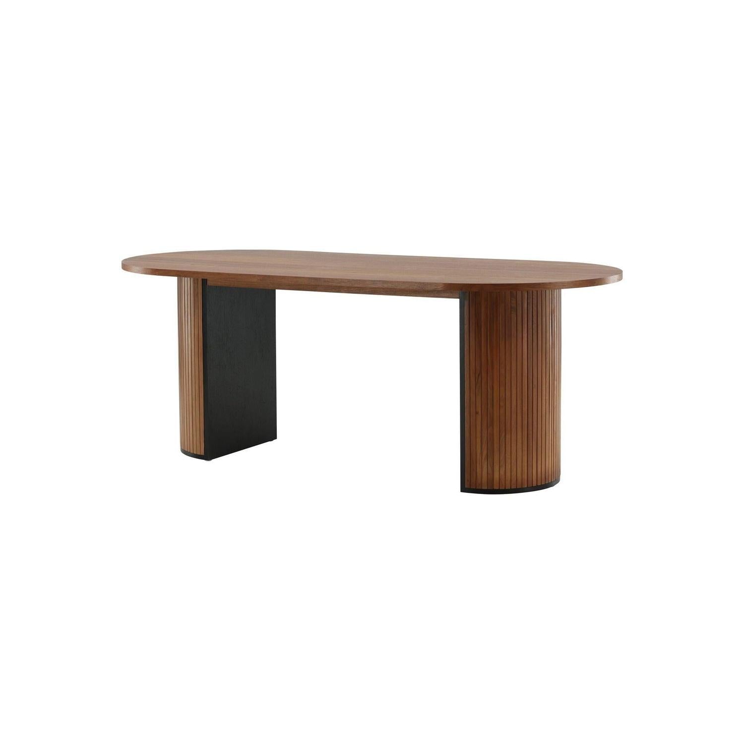Esstisch Bianca Oval 200*90cm - Walnuss-Esstische Oval-Venture Home-le canapé