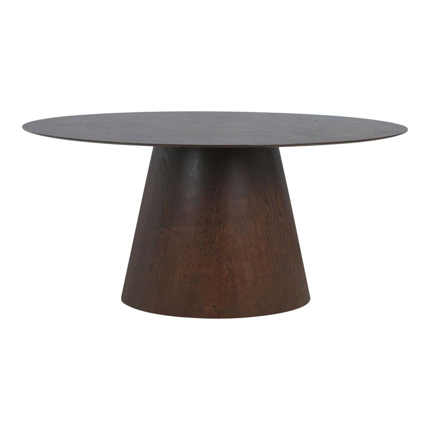 Esstisch Bolton Oval 160*90cm - Dunkelbraun-Esstisch Oval-House Nordic-le canapé