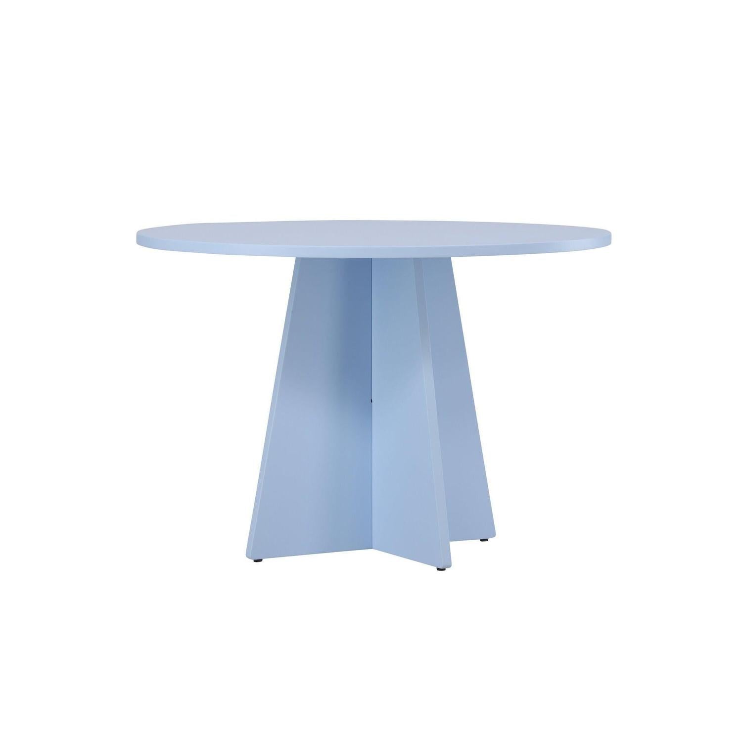 Esstisch Bootcut Ø110cm - Babyblau-Esstische Rund-Venture Home-le canapé