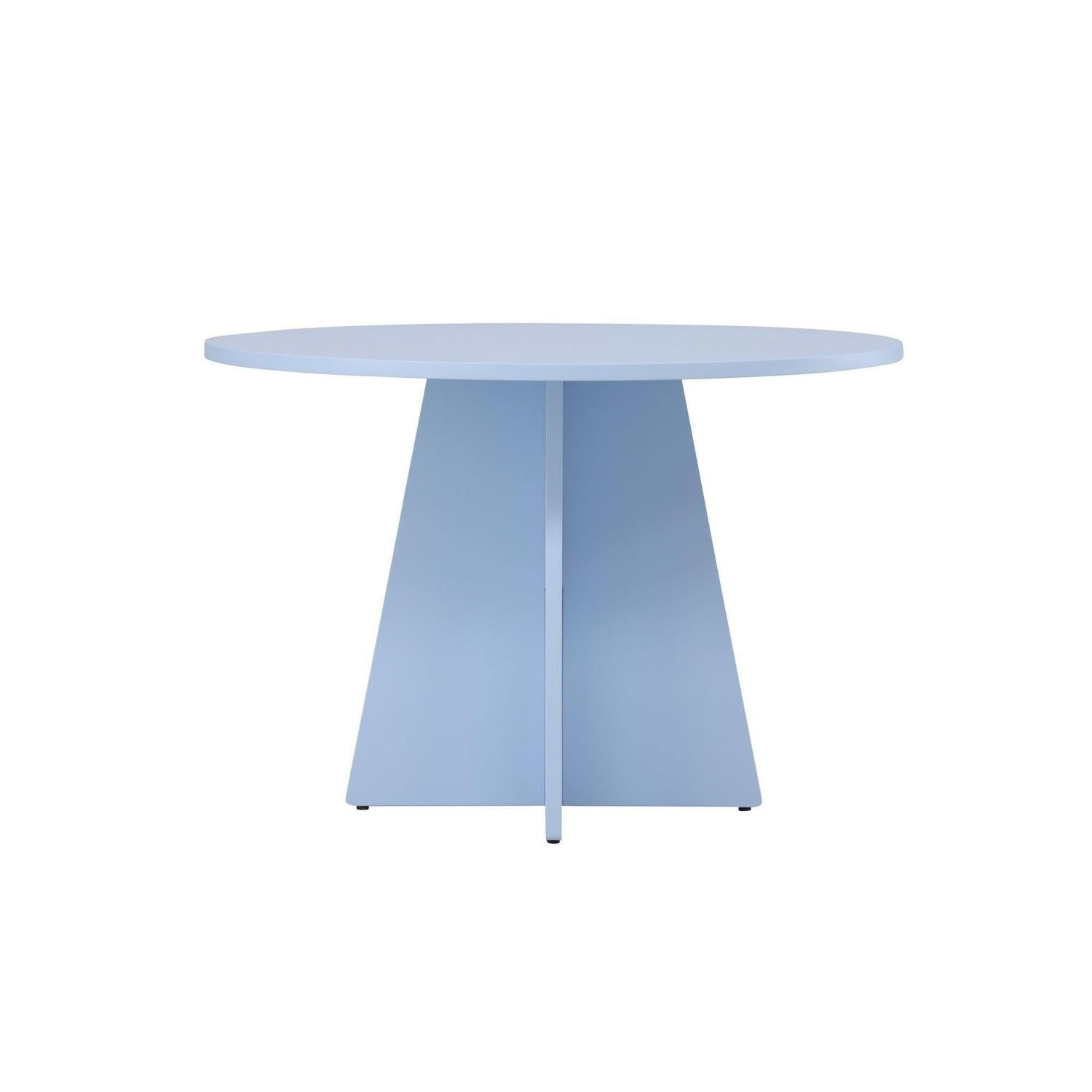 Esstisch Bootcut Ø110cm - Babyblau-Esstische Rund-Venture Home-le canapé