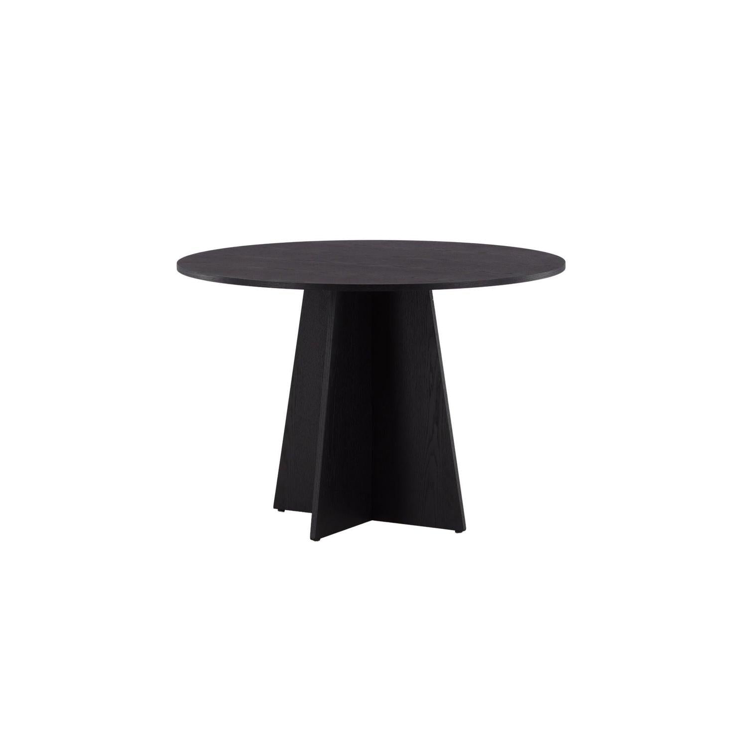Esstisch Bootcut Ø110cm - Schwarz-Esstisch Rund-Venture Home-le canapé